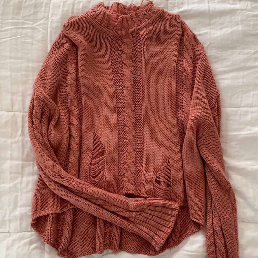Beautiful Buckle knitted sweater